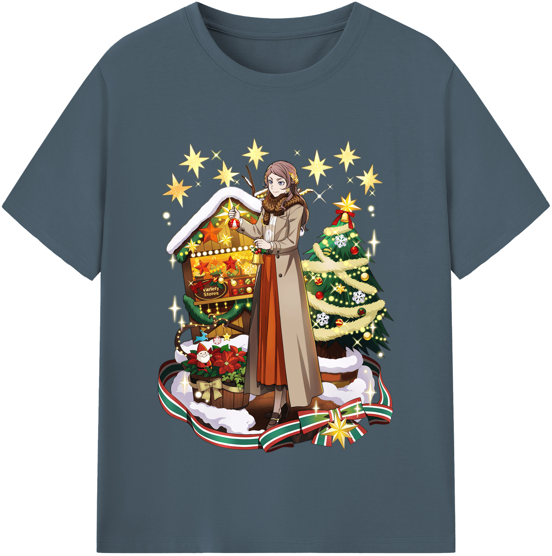 （画像用） 文豪ストレイドッグス Bungo Stray Dogs 綿100％半袖Tシャツ（フロントプリント）
